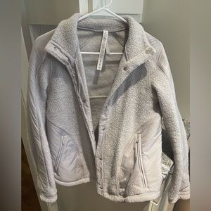 Lululemon Wool Jacket Light Grey